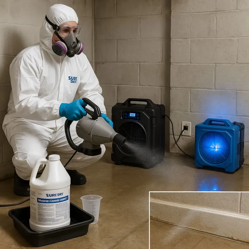 Sanitization and Odor Removal process in City of Newport News, VA
